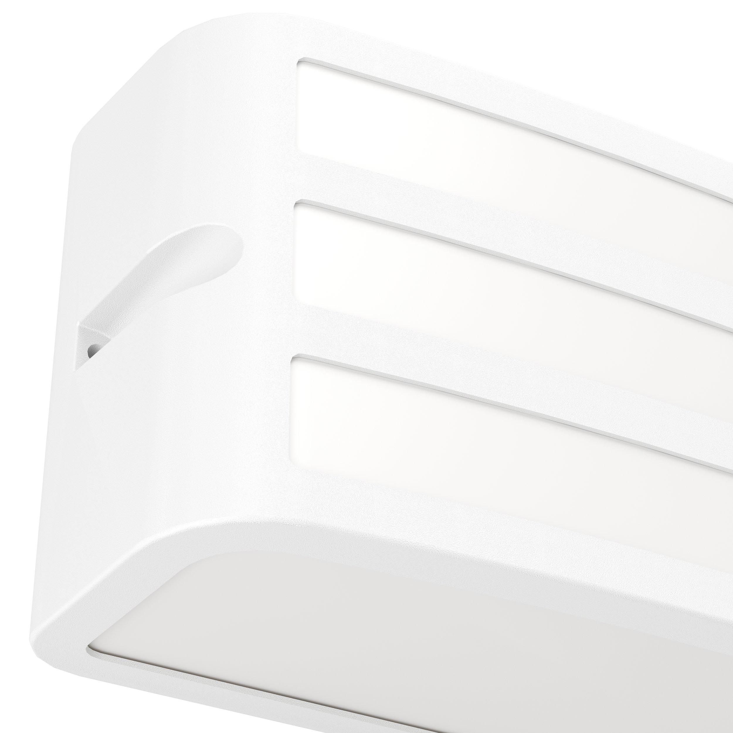 Applique extérieure métal blanc CAMARDA E27 1X40W