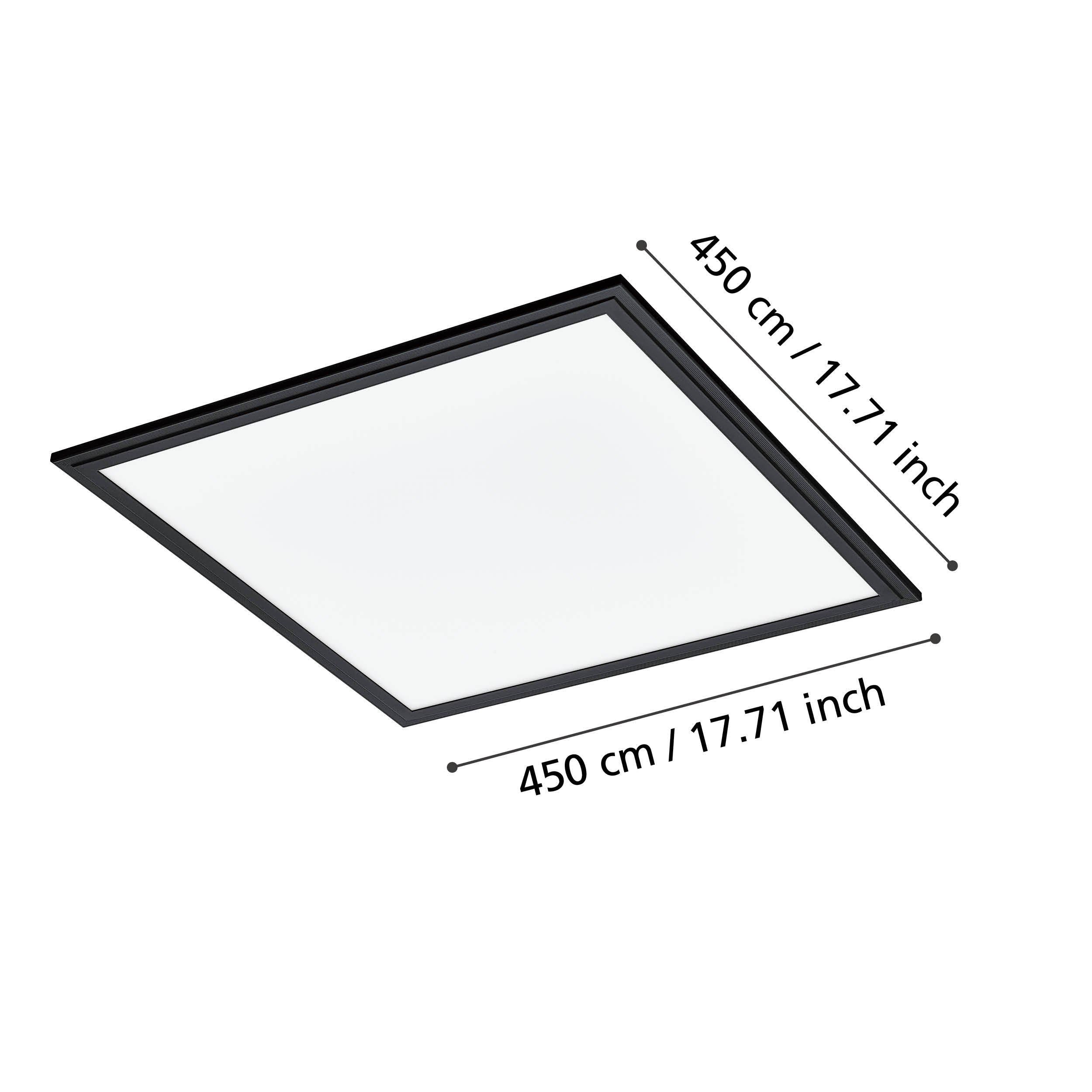 Plafonnier plastique noir SALOBRENA 1 LED INT 1X21,5W