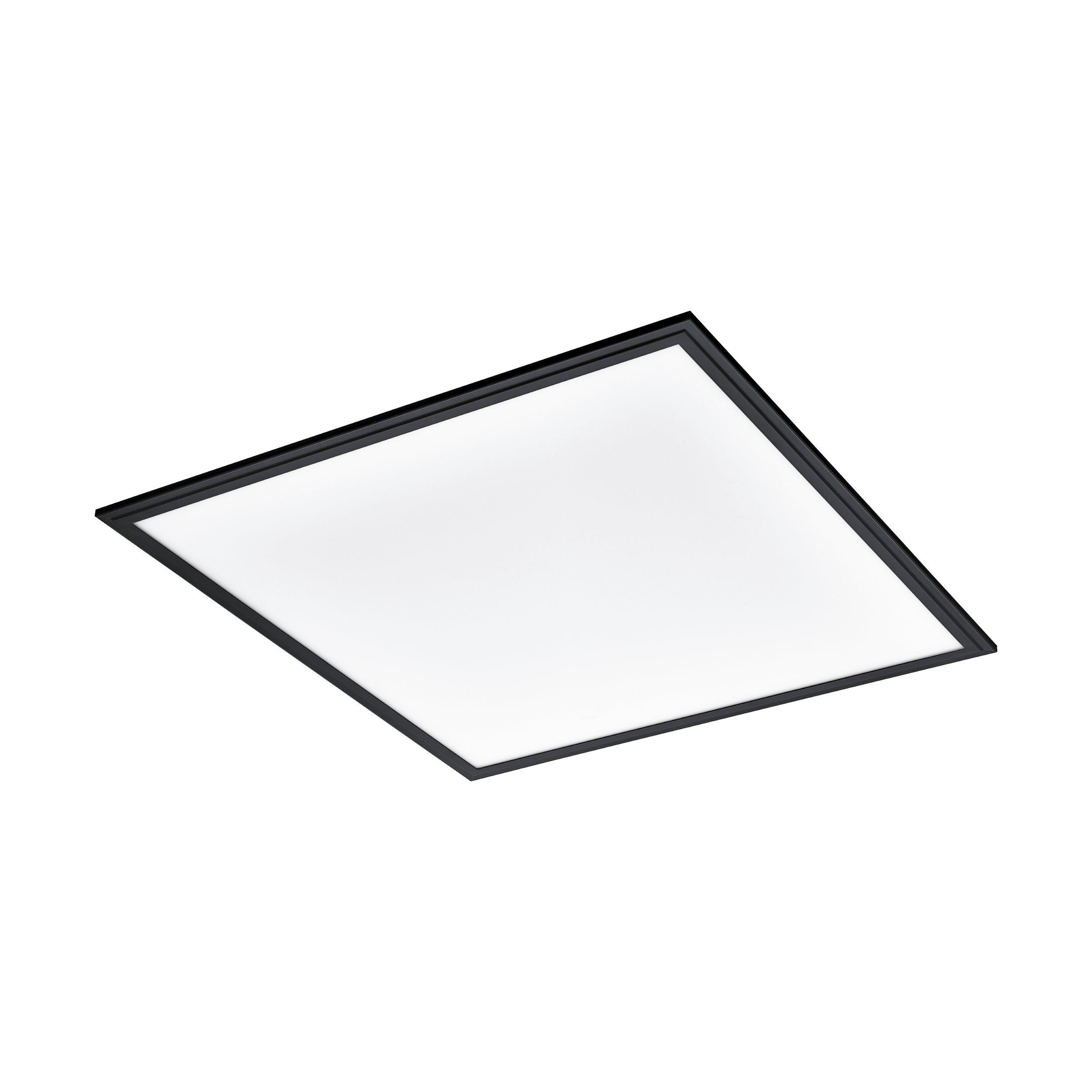 Plafonnier métal noir SALOBRENA 1 l59 cm,5 LED INT 1X33W