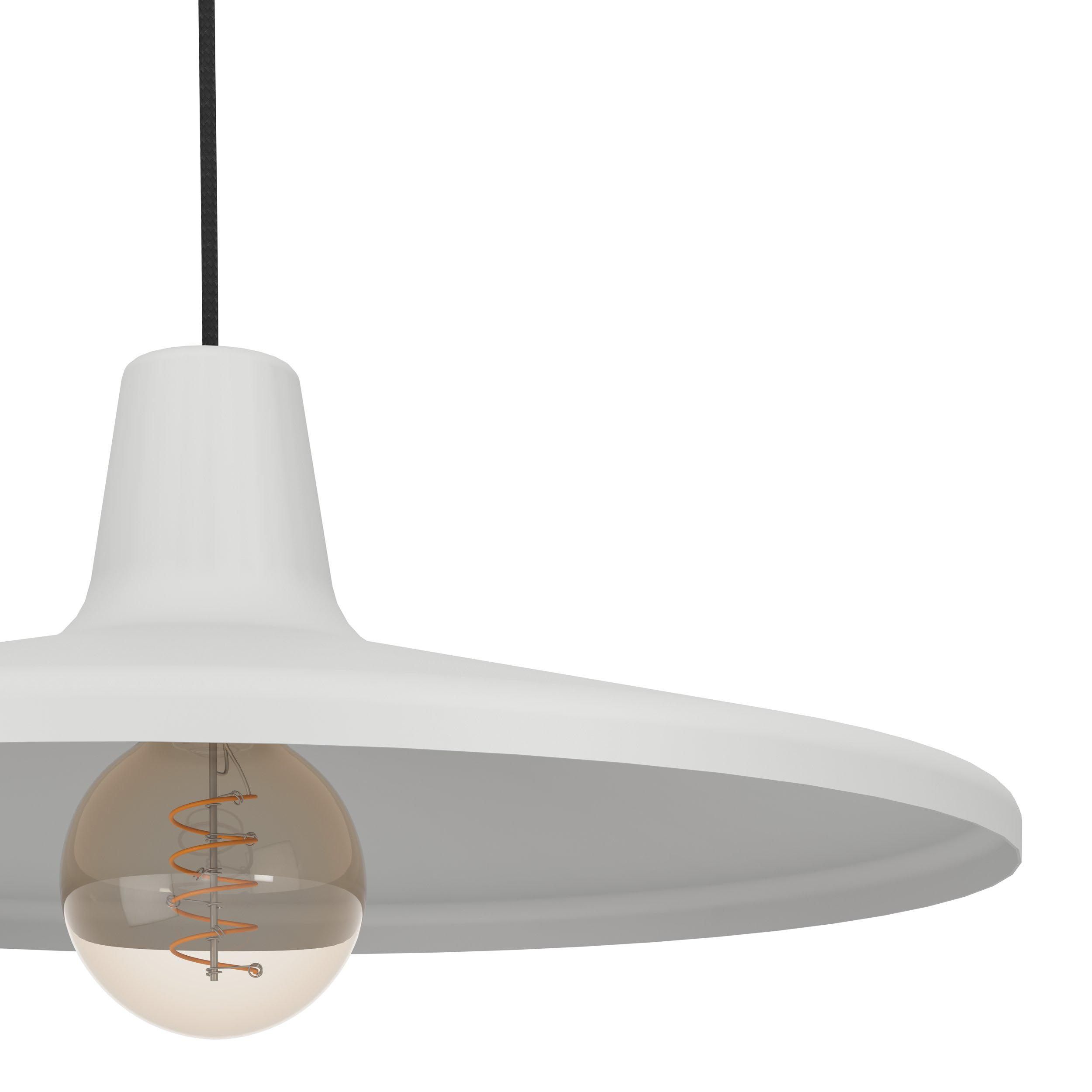 Suspension métal gris MINIERE E27 2X40W