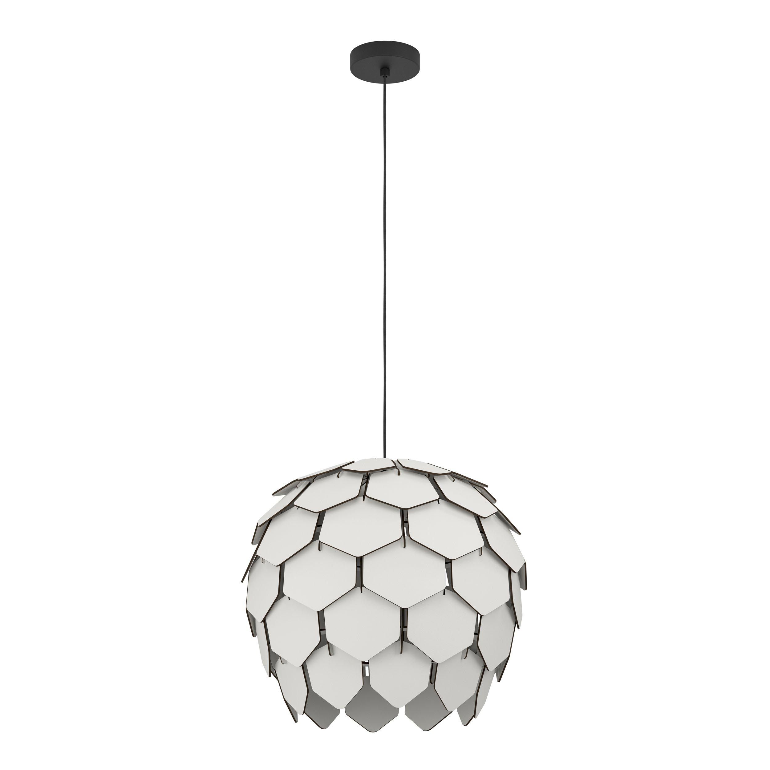 Suspension bois blanc MATTANZA E27 1X40W