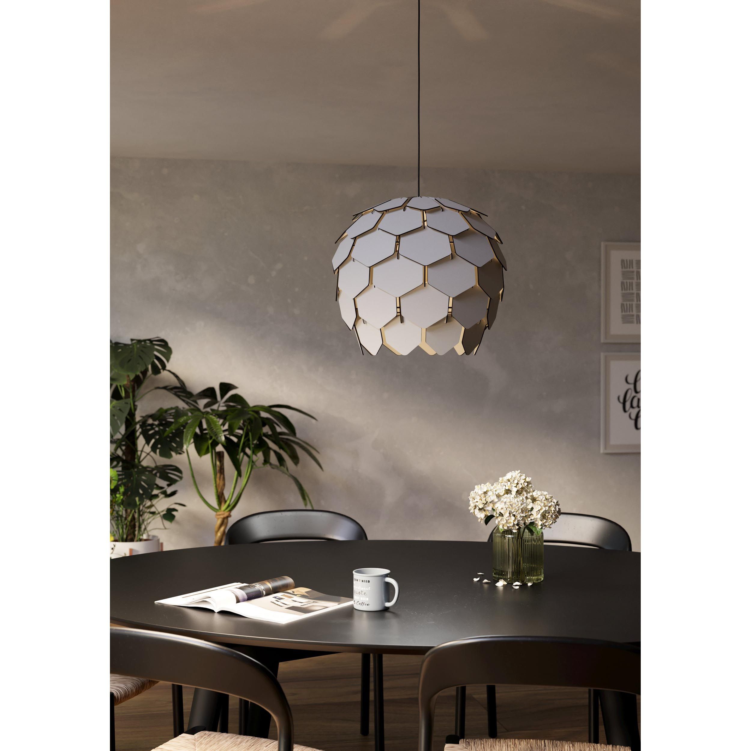 Suspension bois blanc MATTANZA E27 1X40W