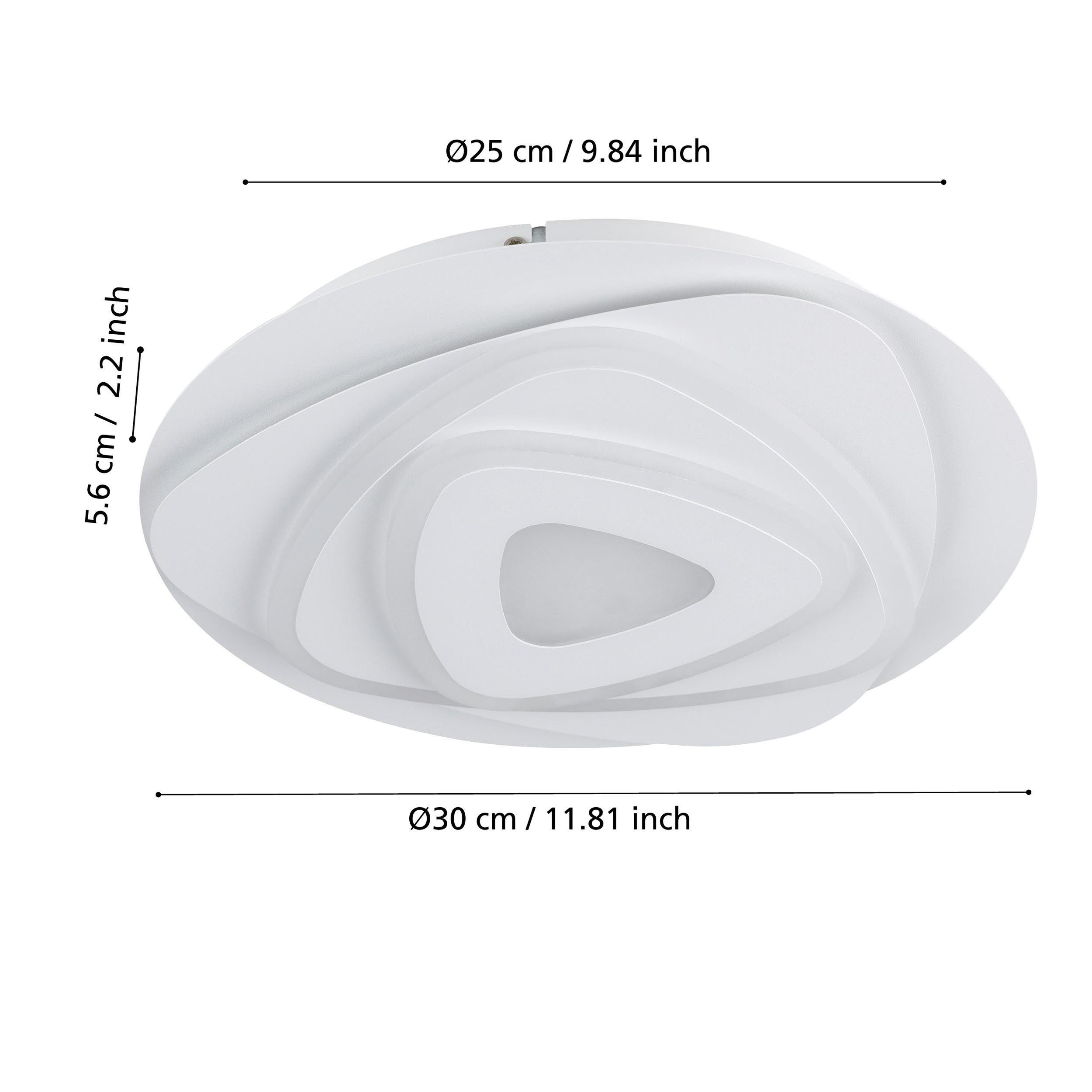 Plafonnier métal blanc PALAGIANO LED INT 3X14,7W