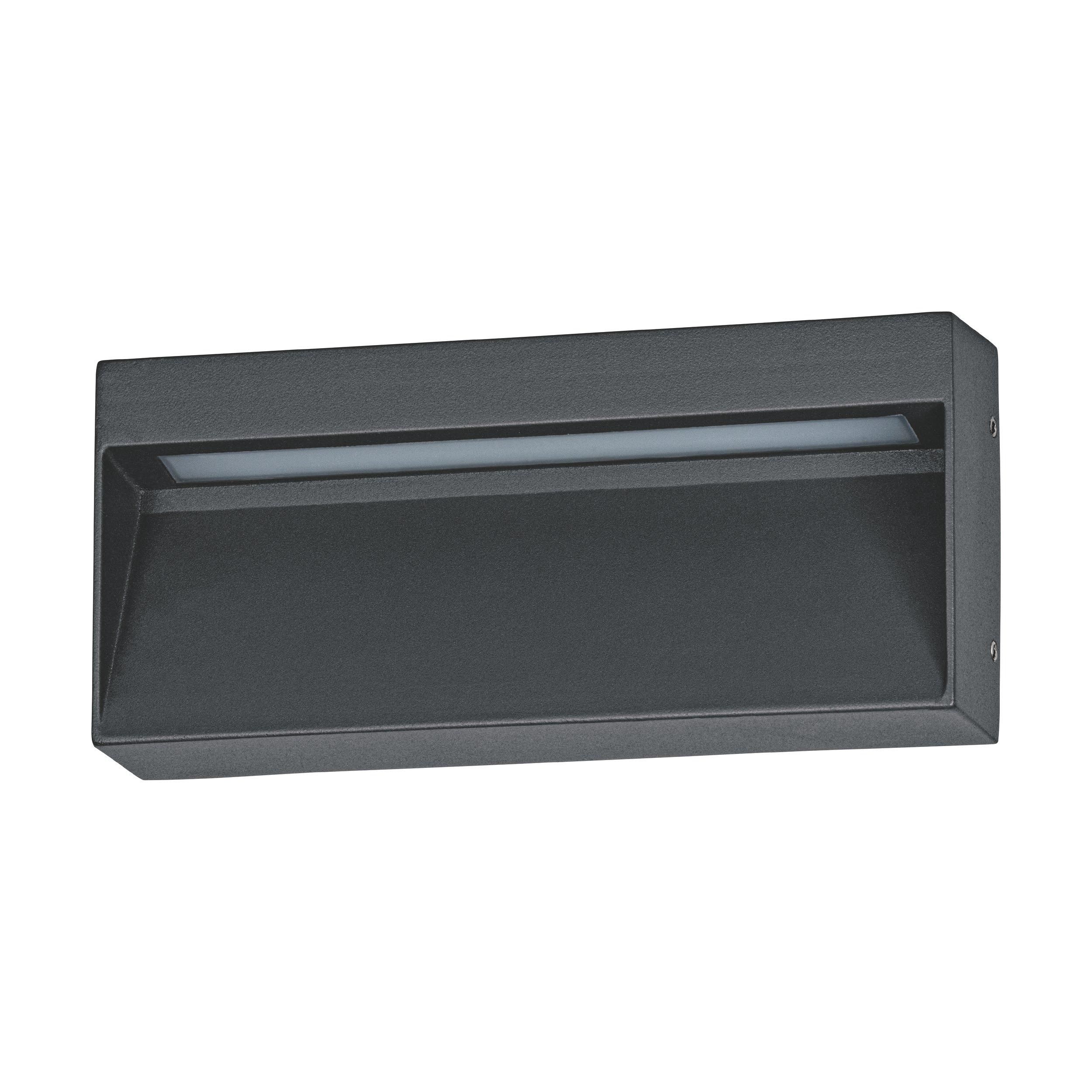 Applique extérieure métal noir MARUGGIO H9CM LED INT 1X4,8W