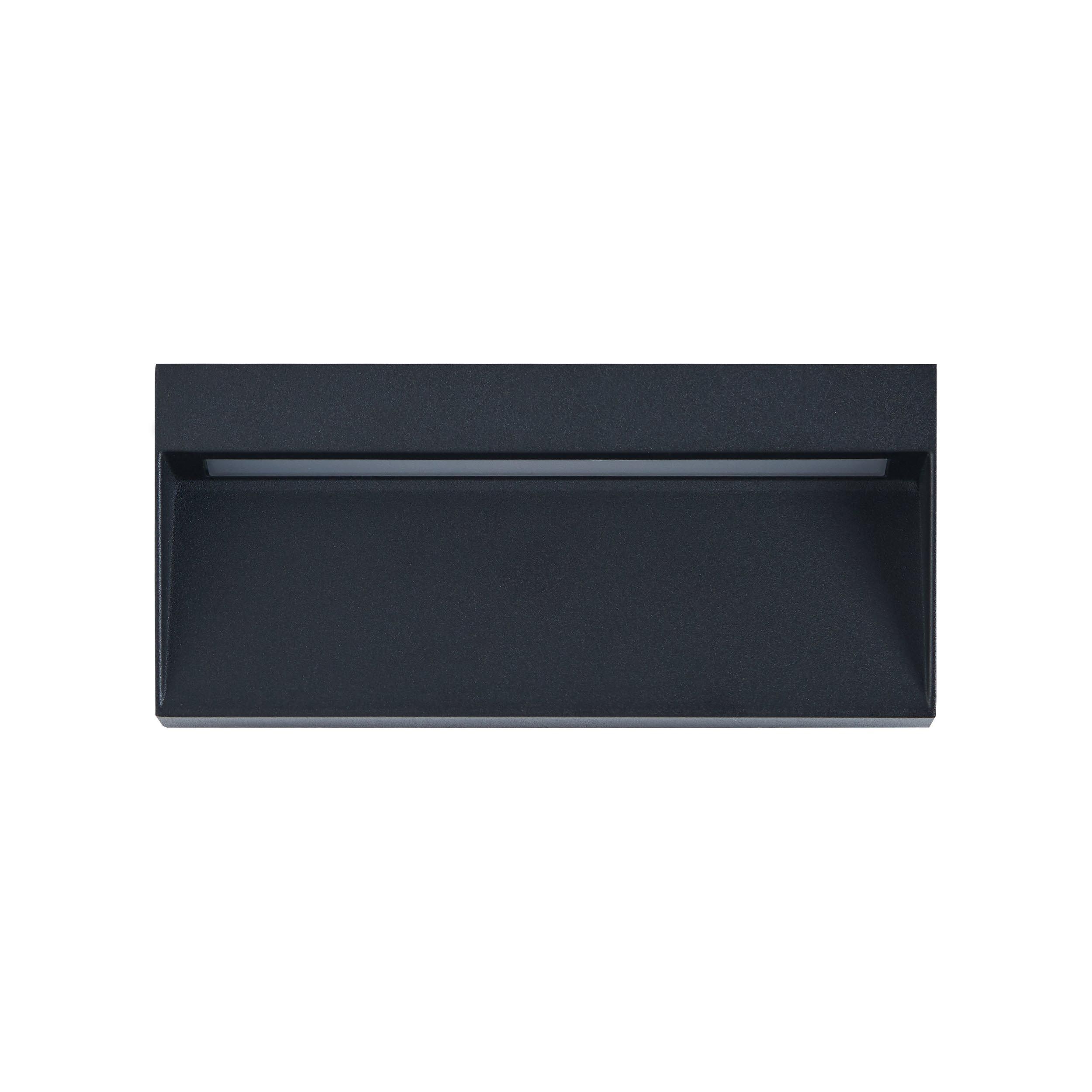 Applique extérieure métal noir MARUGGIO H9CM LED INT 1X4,8W