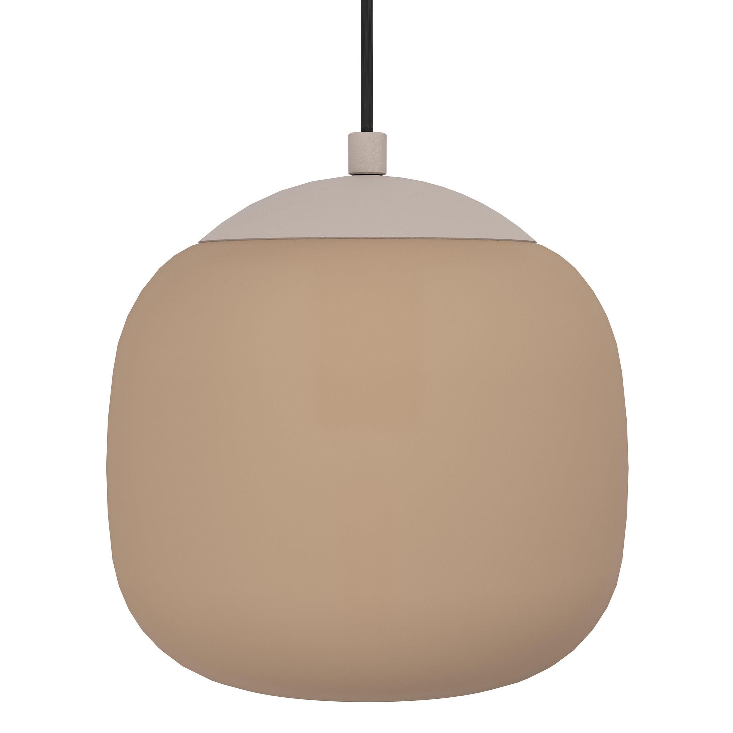 Suspension verre taupe COMINIO E27 1X40W