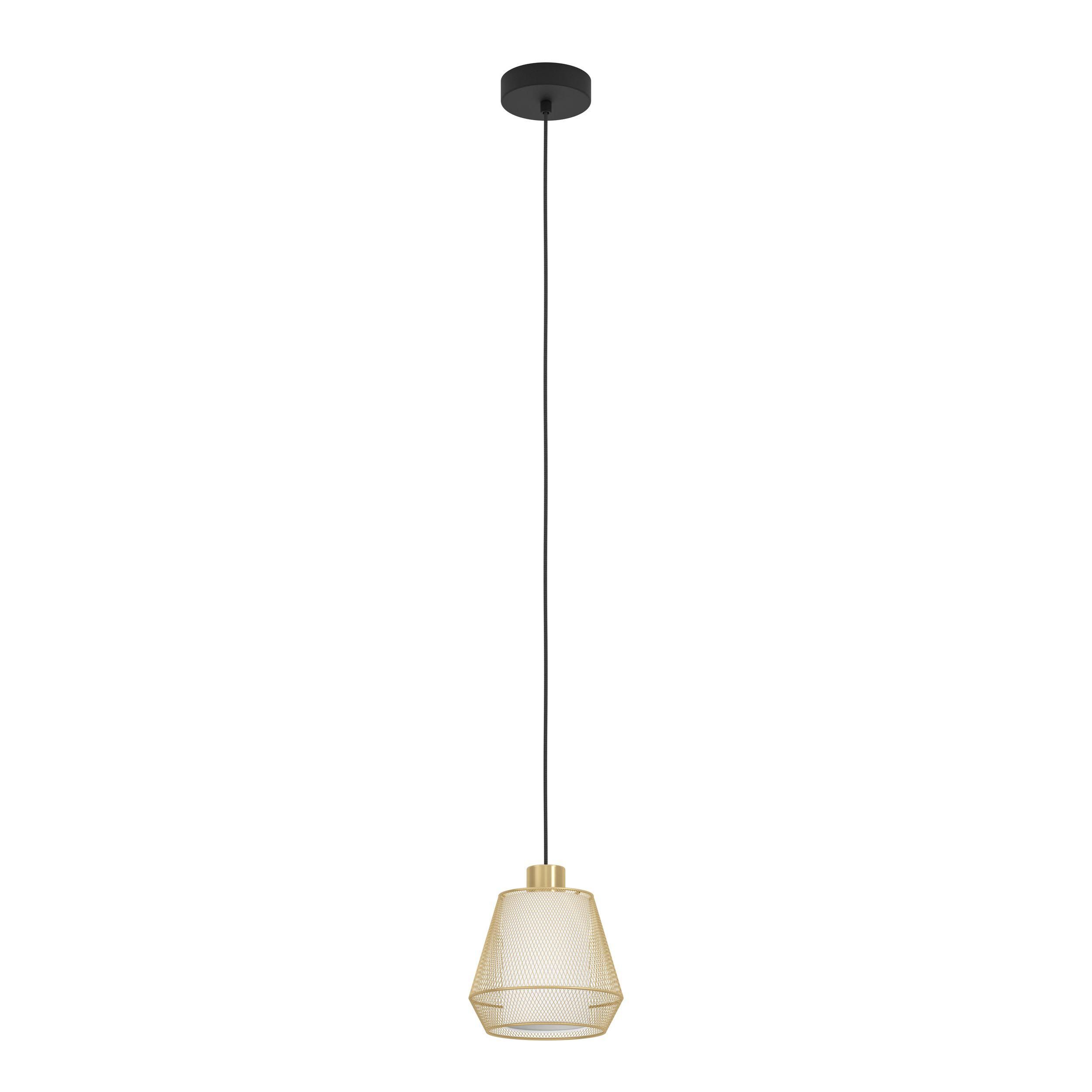 Suspension métal doré CIUDADELA E27 1X40W