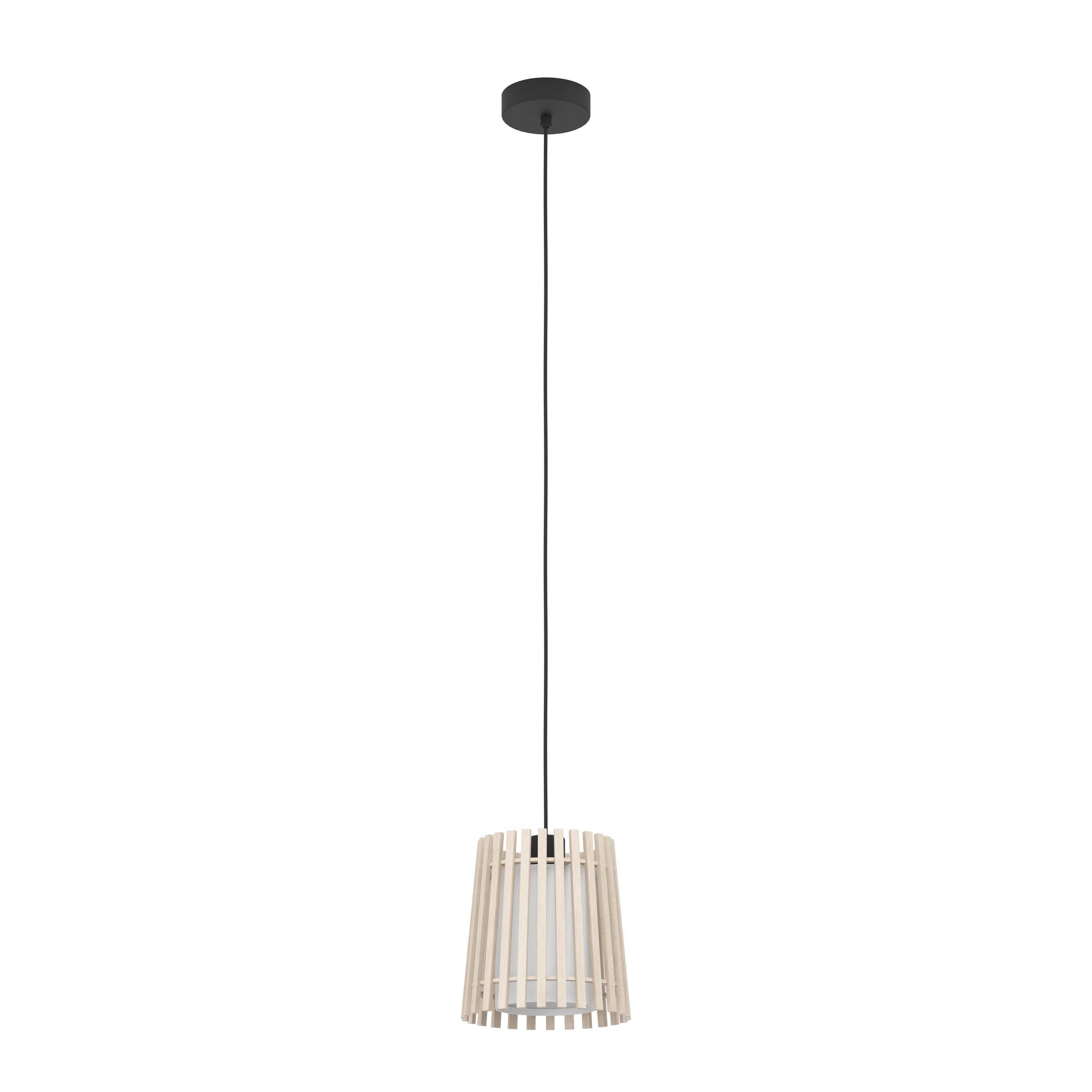 Suspension bois naturel FATTORIA E27 1X25W