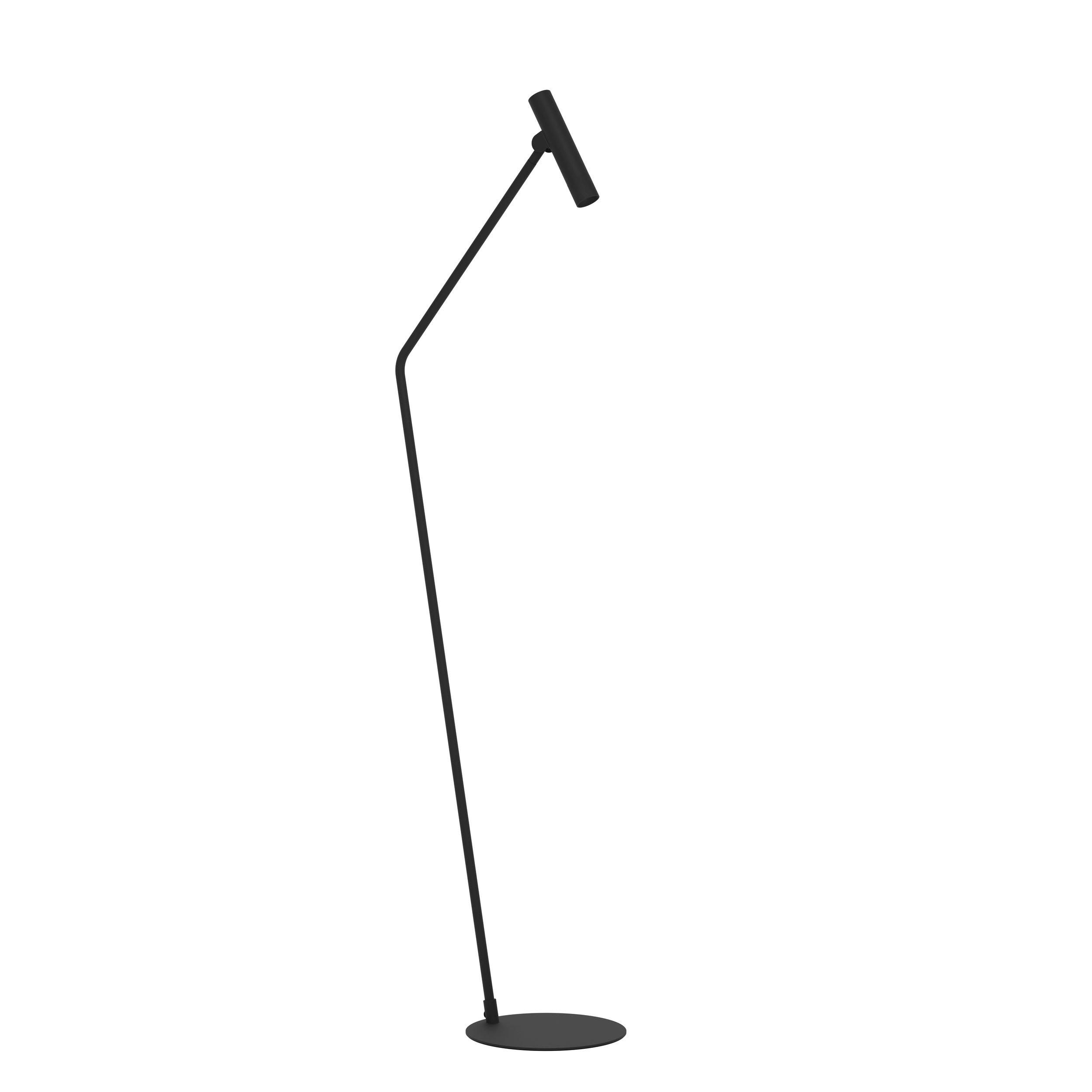 Lampadaire métal noir ALMUDAINA LED INT 1X5W