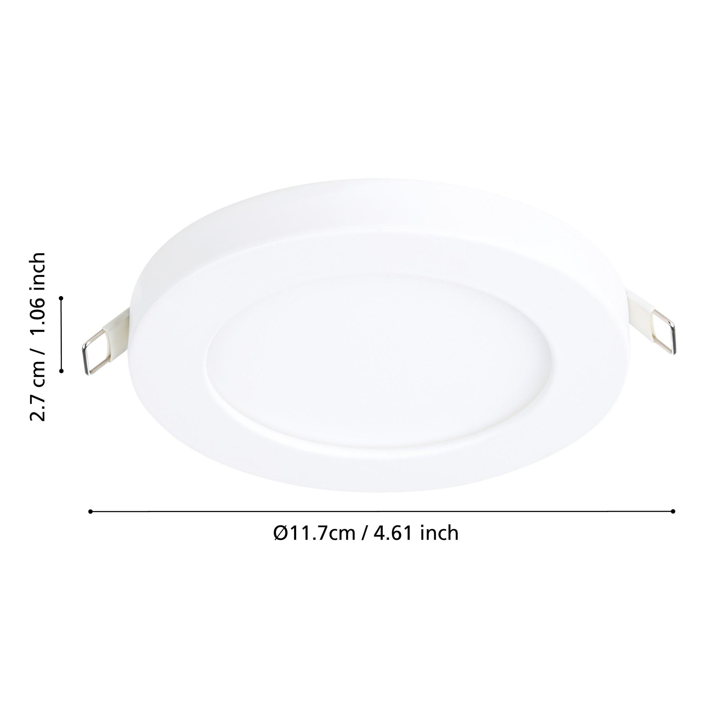 Applique extérieure en aluminium blanc FUEVA FLEX led intégrée 5,5W