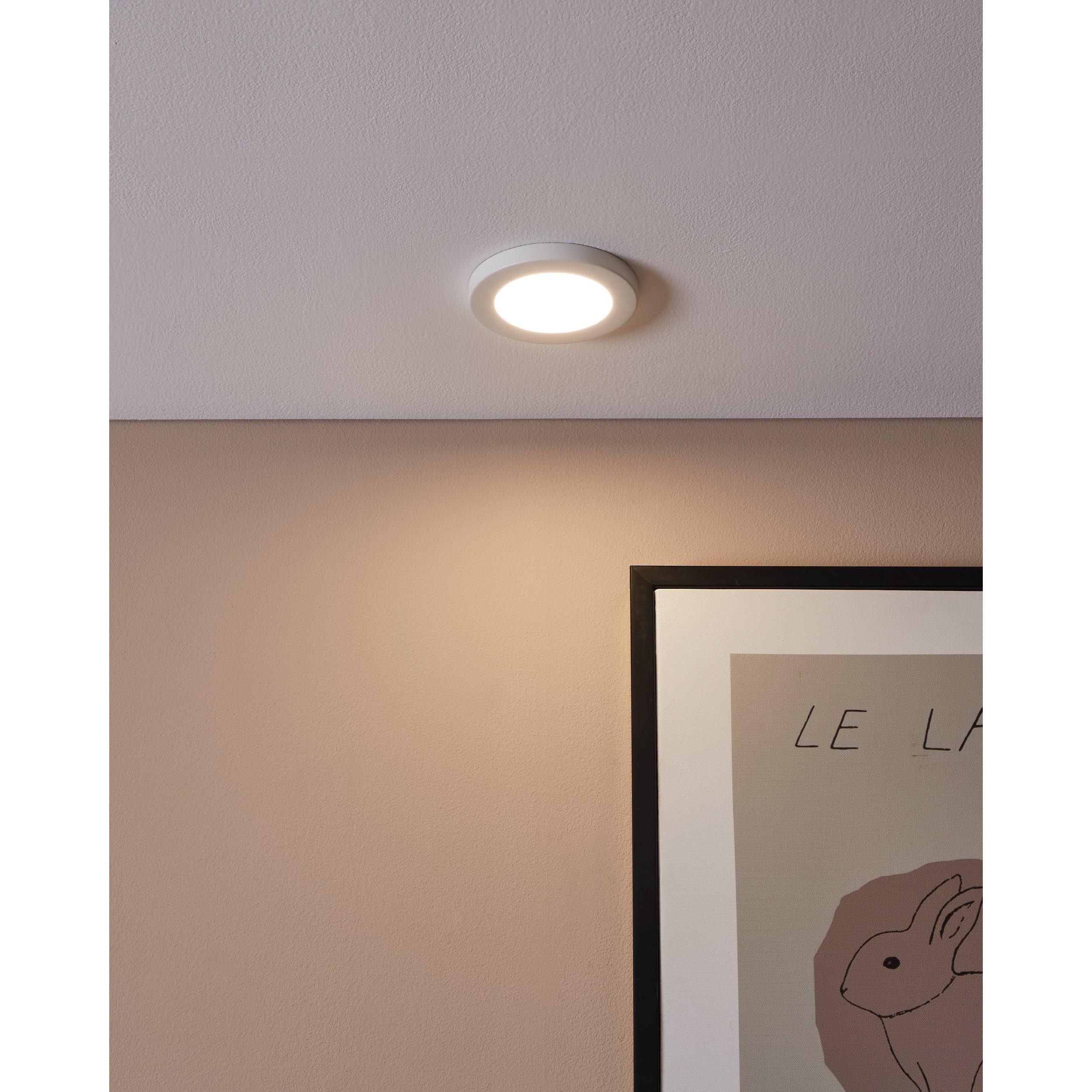 Spot extérieur aluminium blanc FUEVA FLEX led intégrée 5,5W