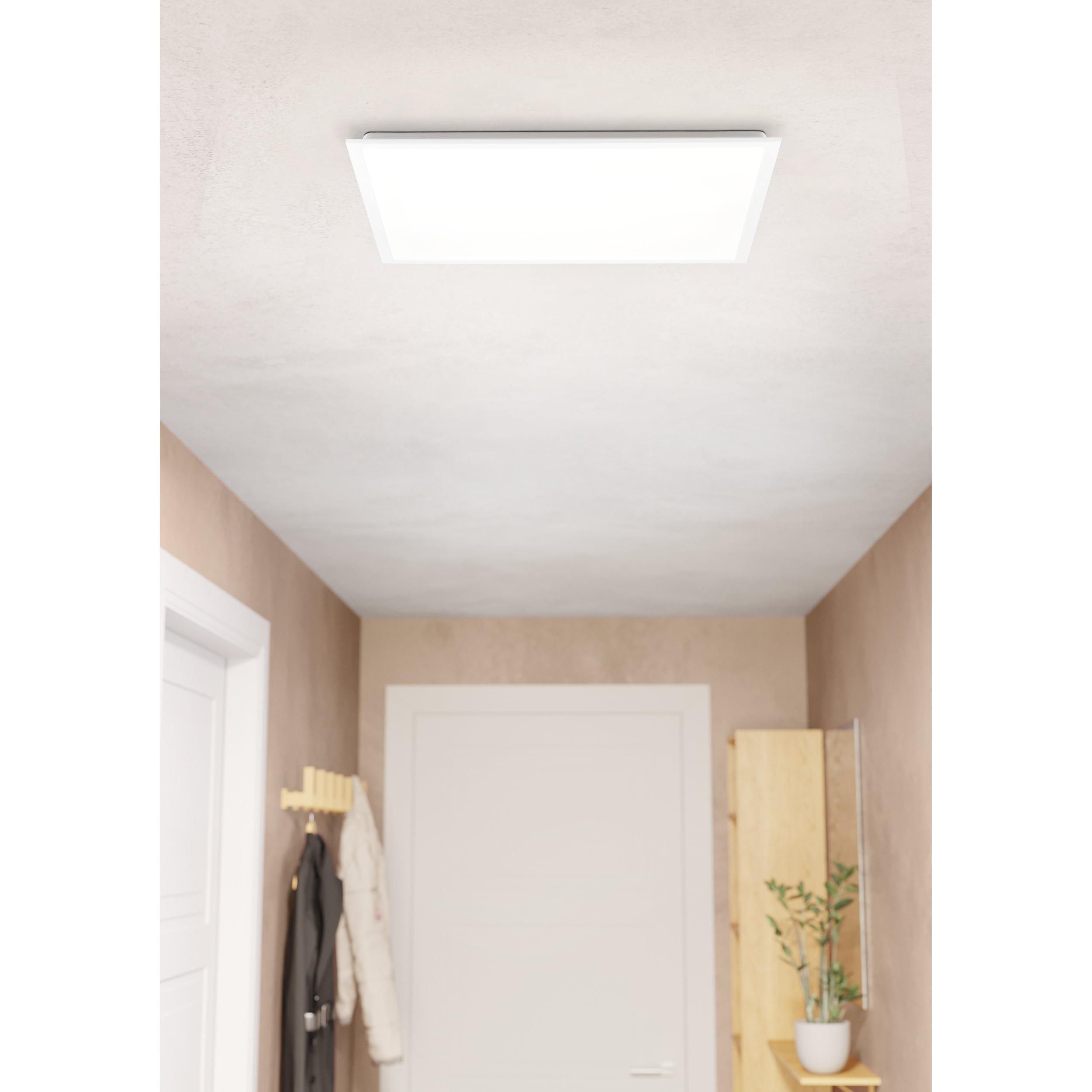 Lustre et plafonnier extérieur plastique blanc RABASSA LED INT 2X33W