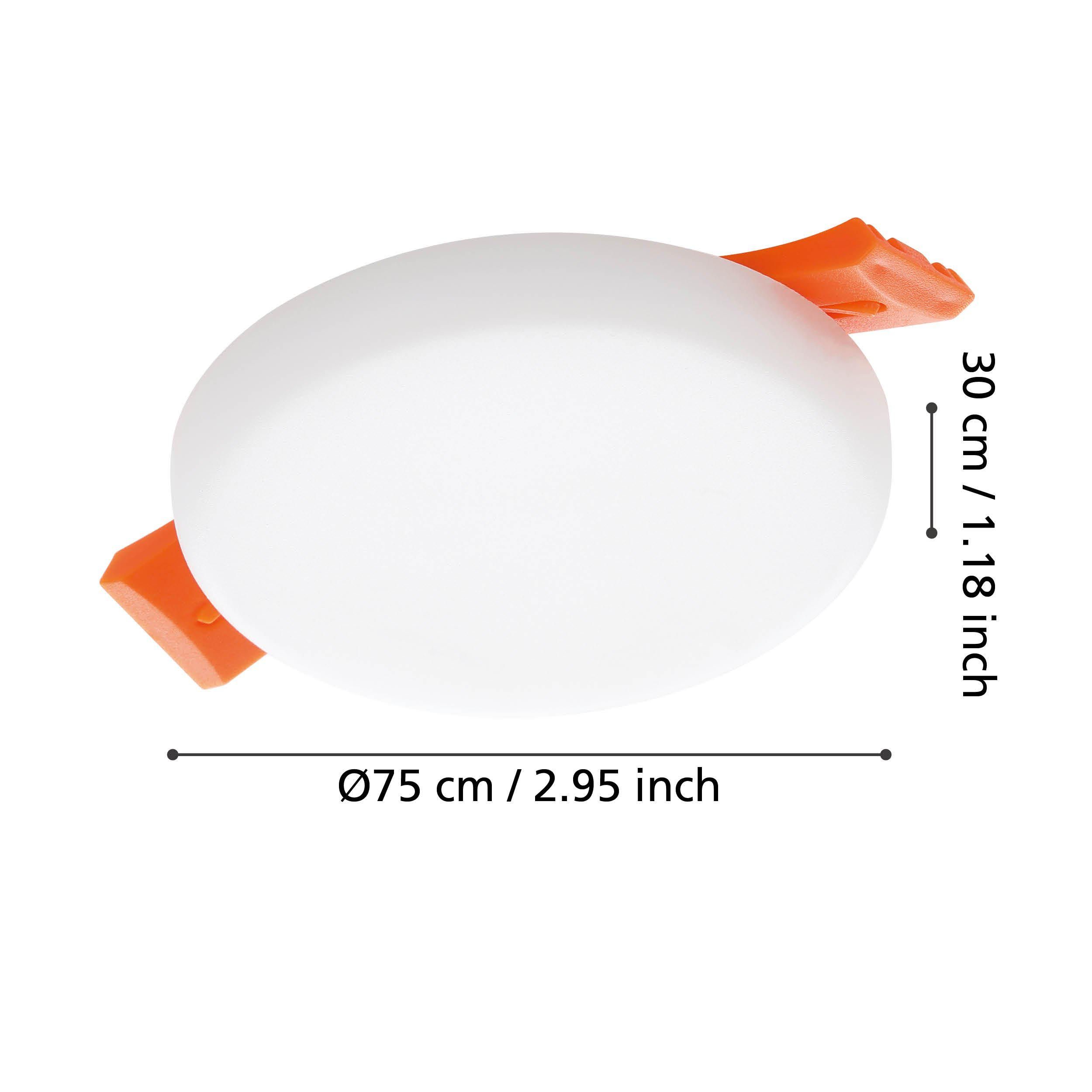 Plafonnier plastique blanc RAPITA D7,5CM LED INT 1X5,5W