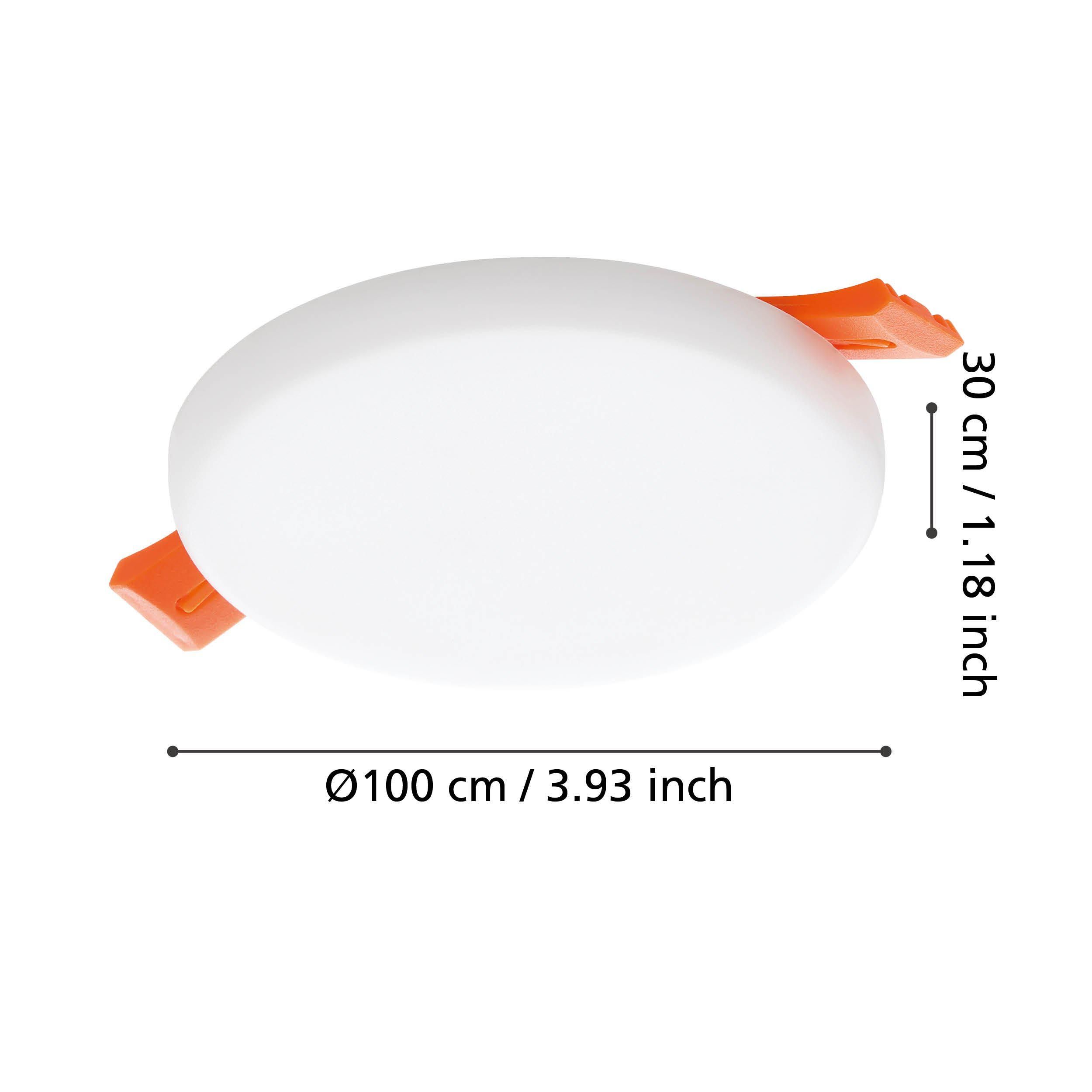 Plafonnier plastique blanc RAPITA D10CM LED INT 1X5,5W