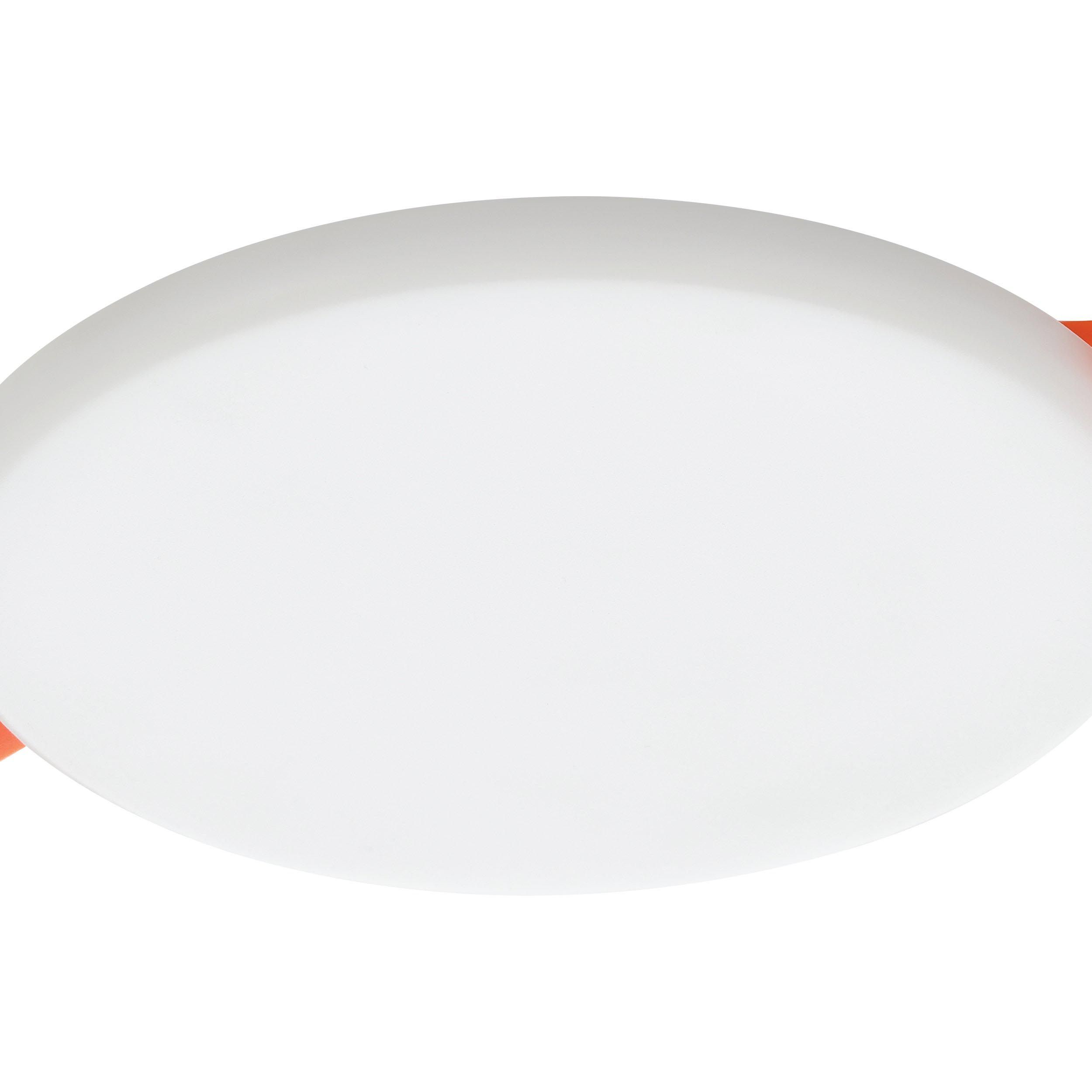 Plafonnier plastique blanc RAPITA D15CM LED INT 4X11,5W