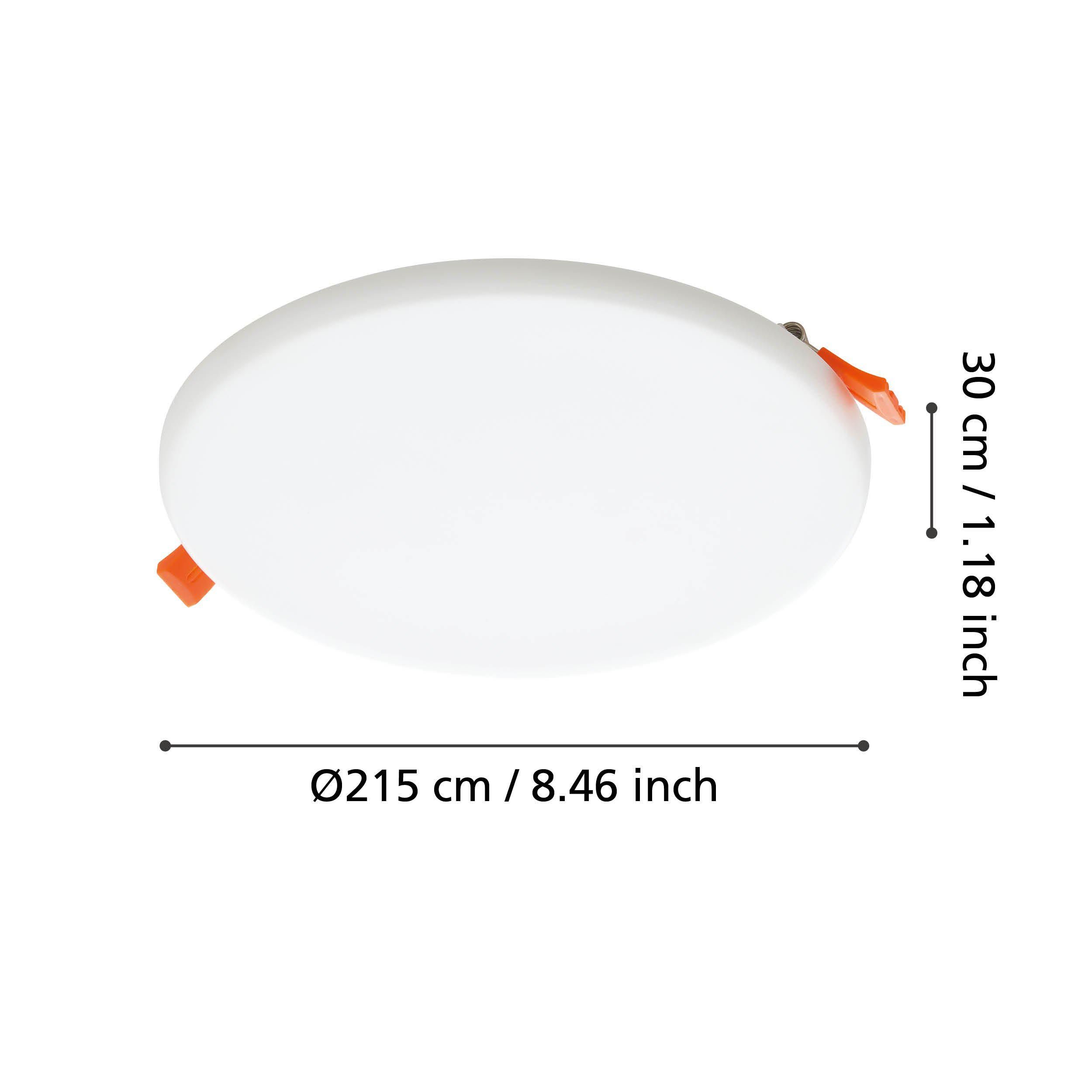 Lustre et plafonnier extérieur plastique blanc RAPITA LED INT 1X18W