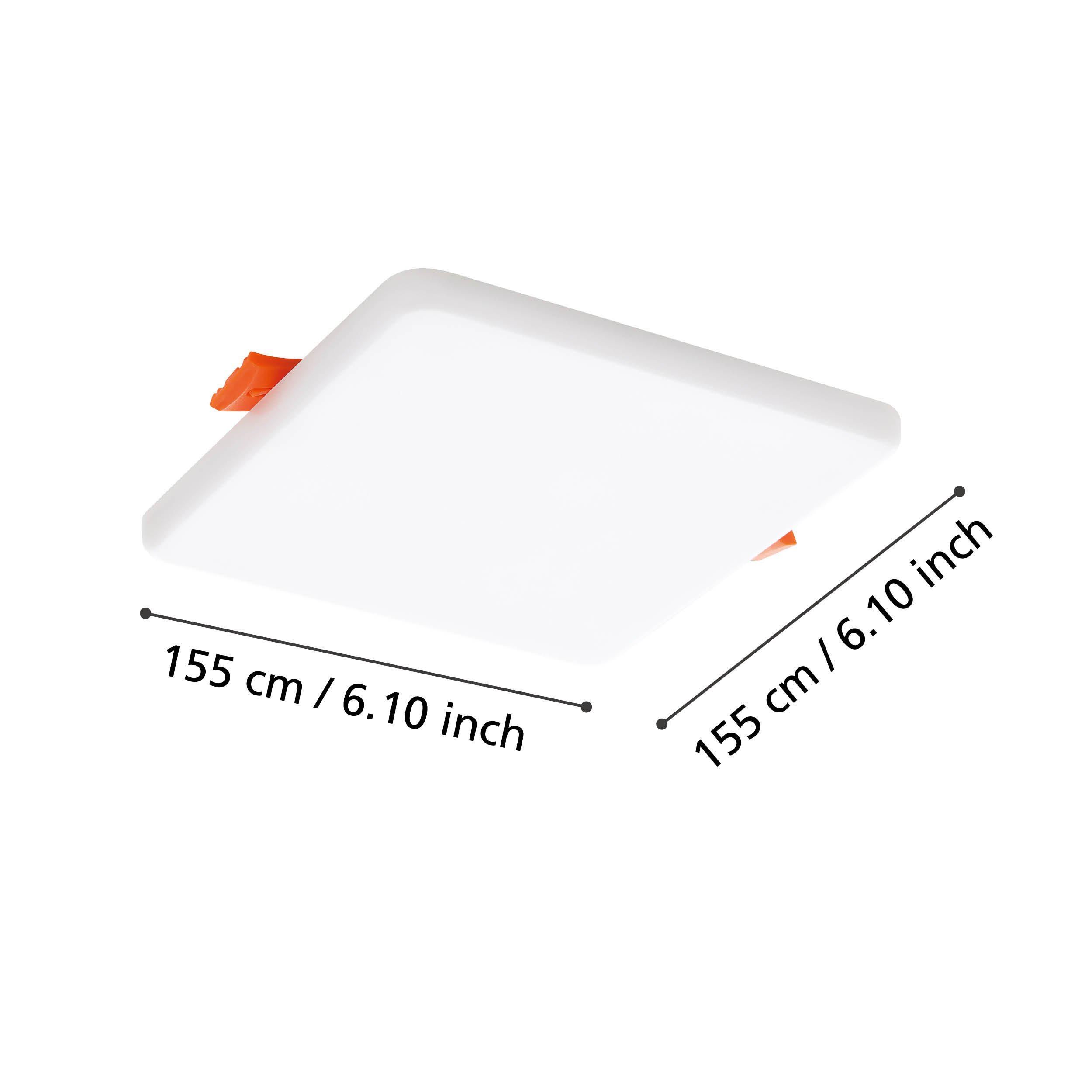 Plafonnier plastique blanc RAPITA L15,5CM LED INT 1X11,5W