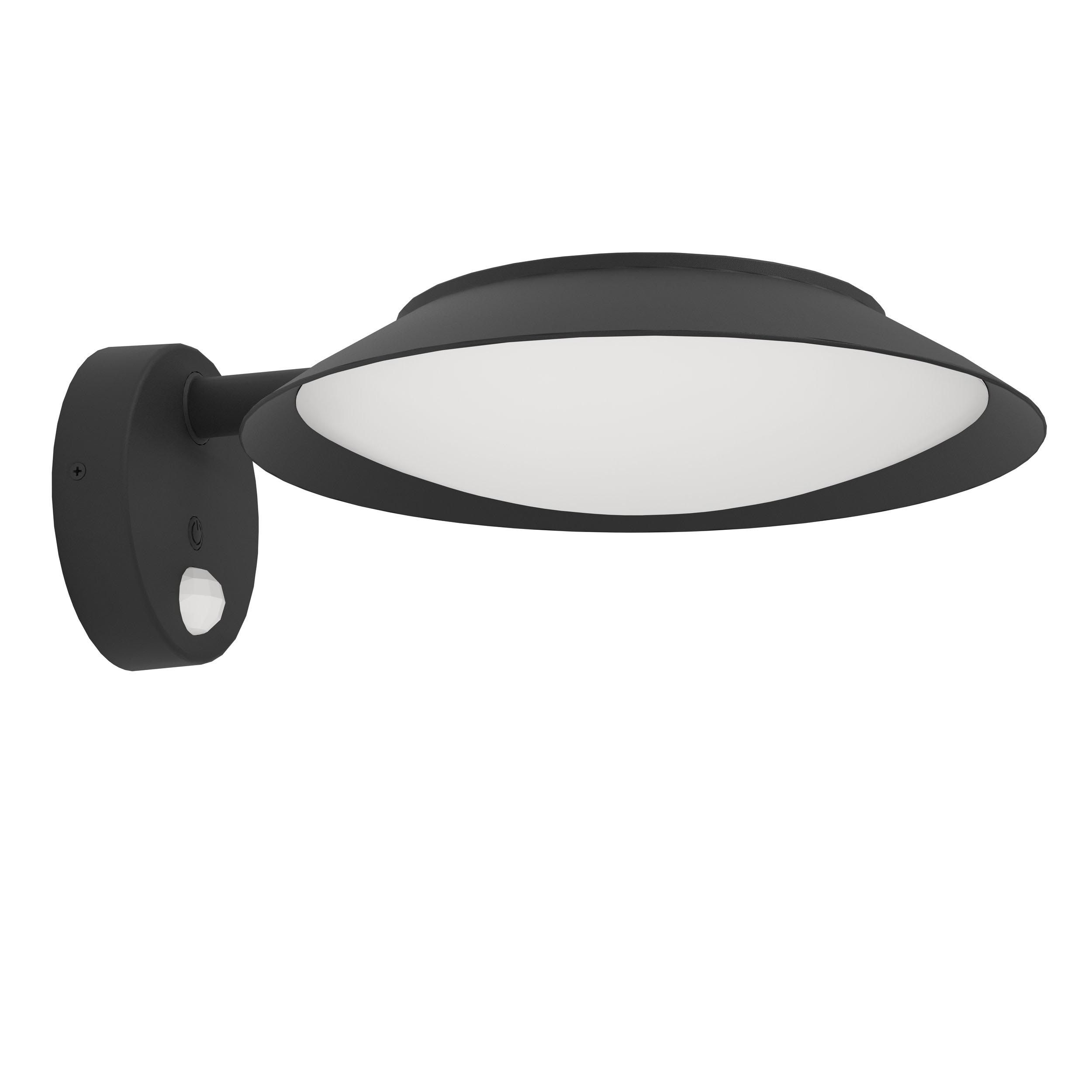 Applique extérieure en plastique noir CERRISI LED INT 7W