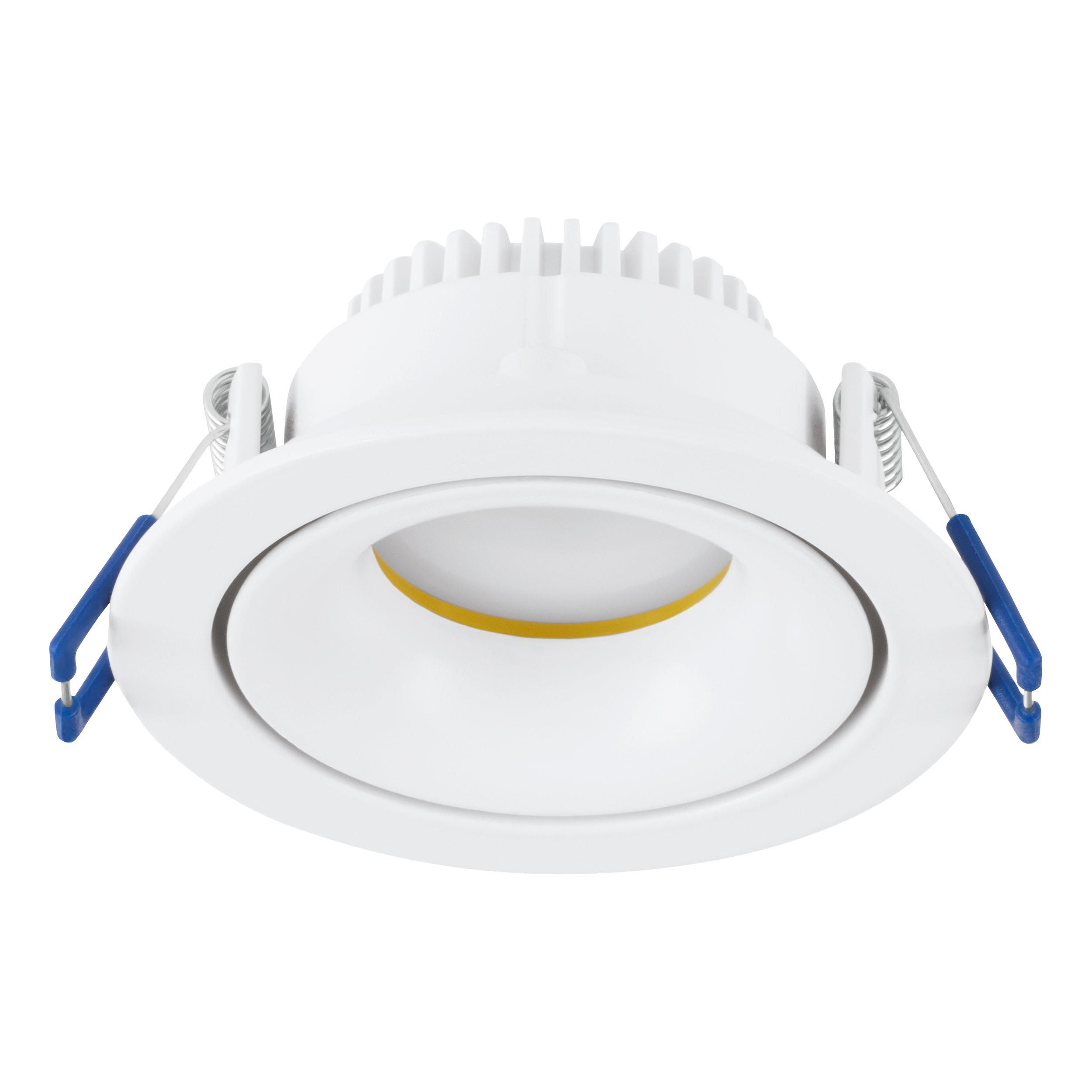 Spot à encastrer métal blanc ARENALS LED INT 1X4,9W