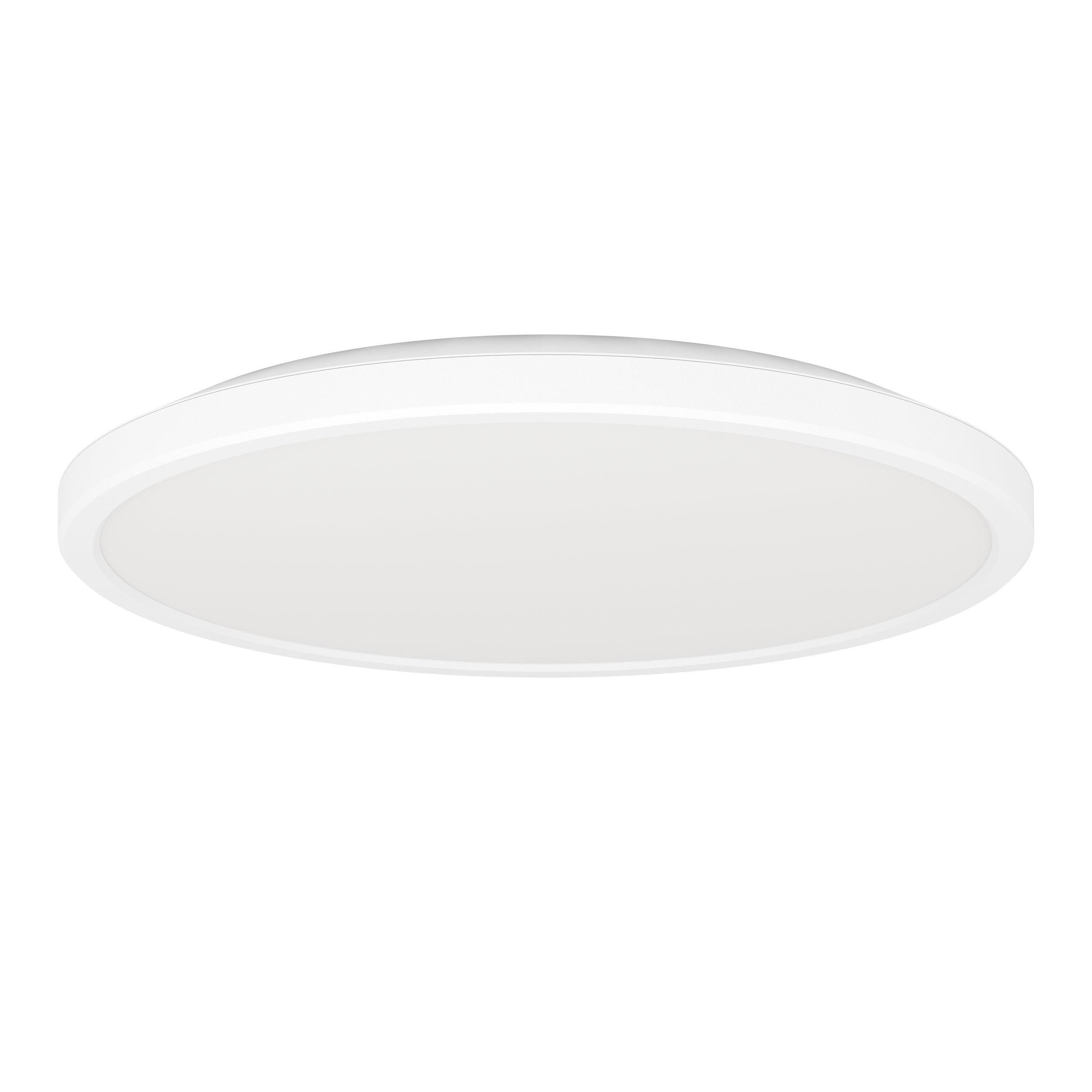 Plafonnier plastique blanc ROVITO LED INT 13,9W