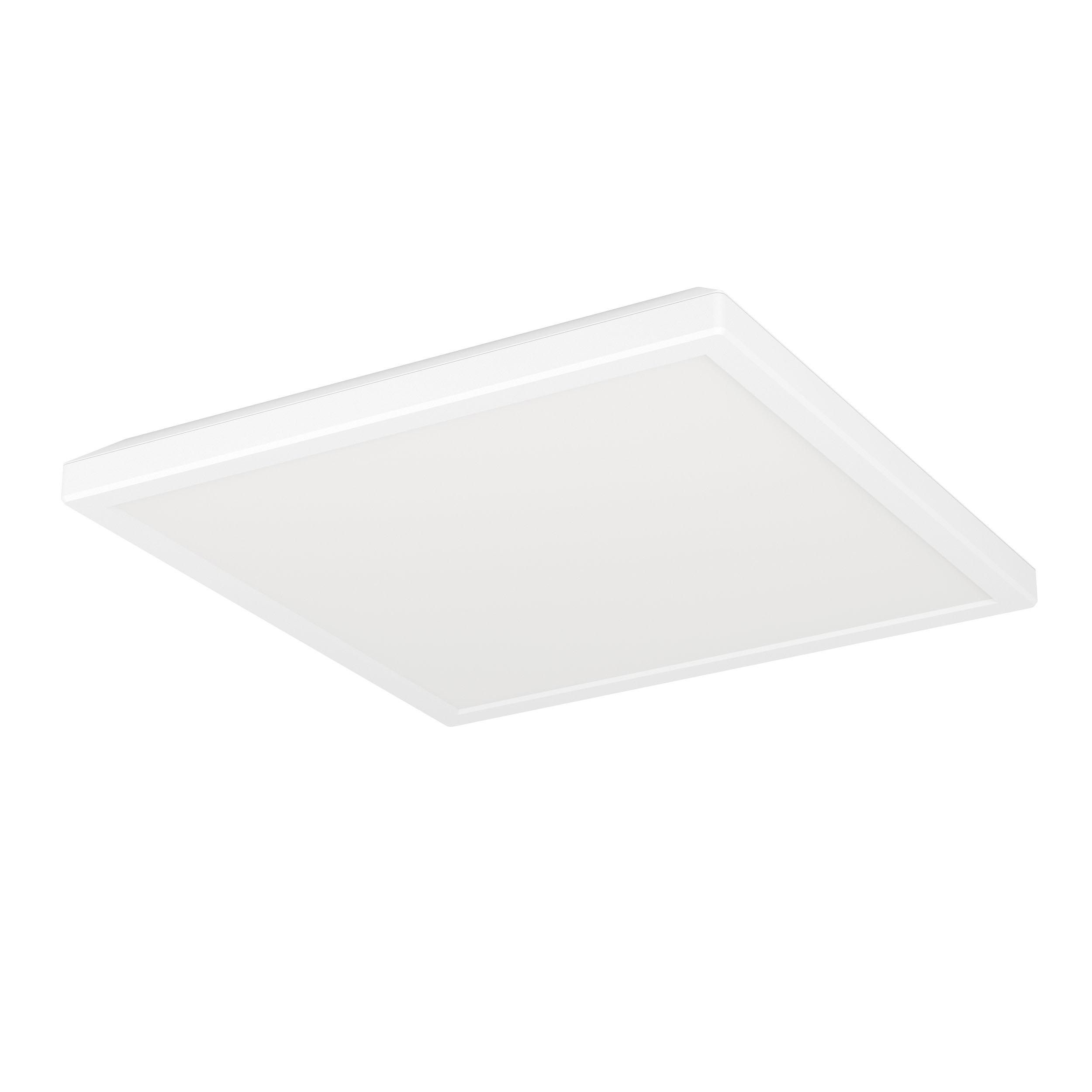 Plafonnier en plastique blanc ROVITO LED INT 13,4W