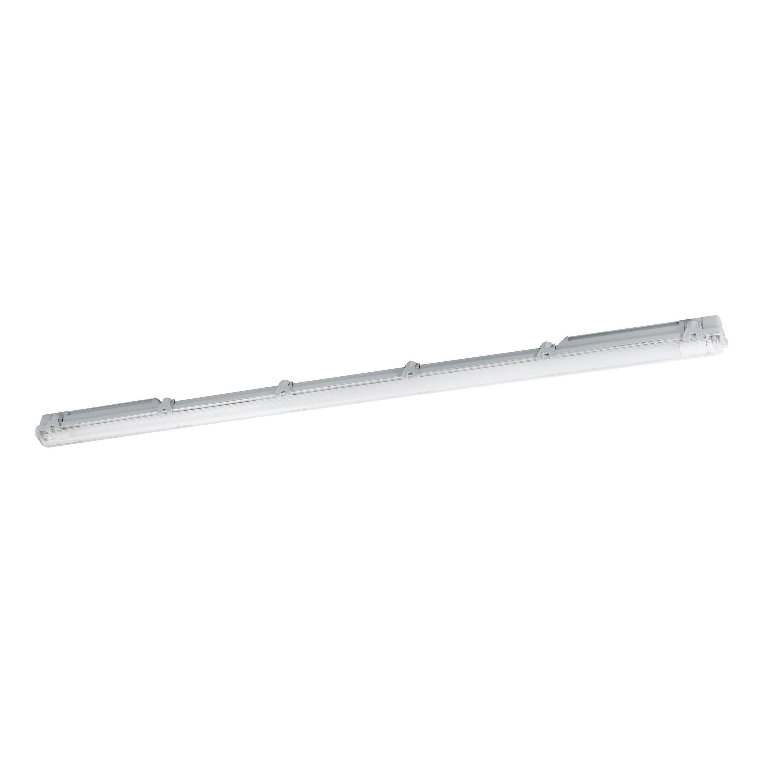 Réglette étanche en plastique gris BASIC G13 15W