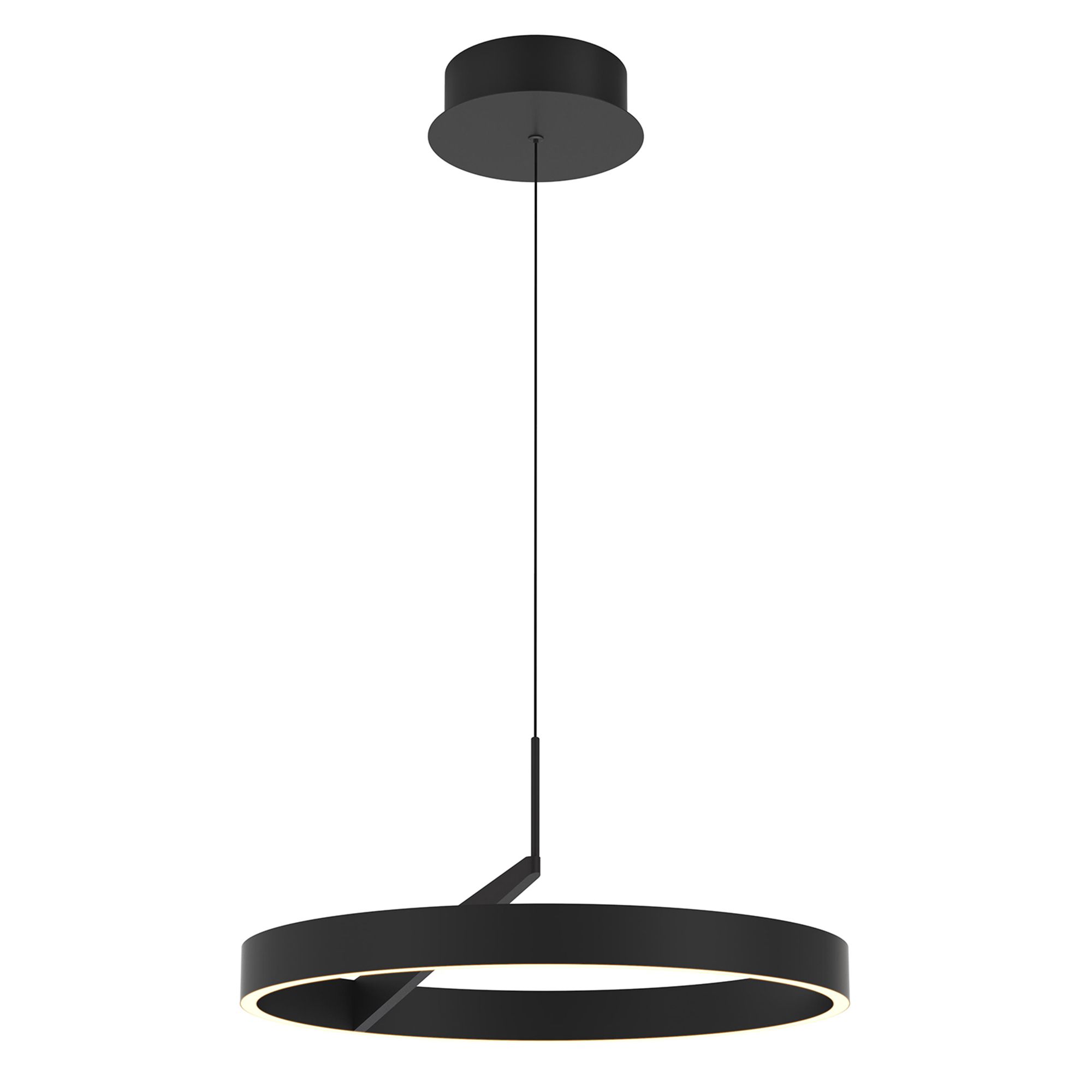 Suspension LED dimmable CENICIENTOS noir D55cm