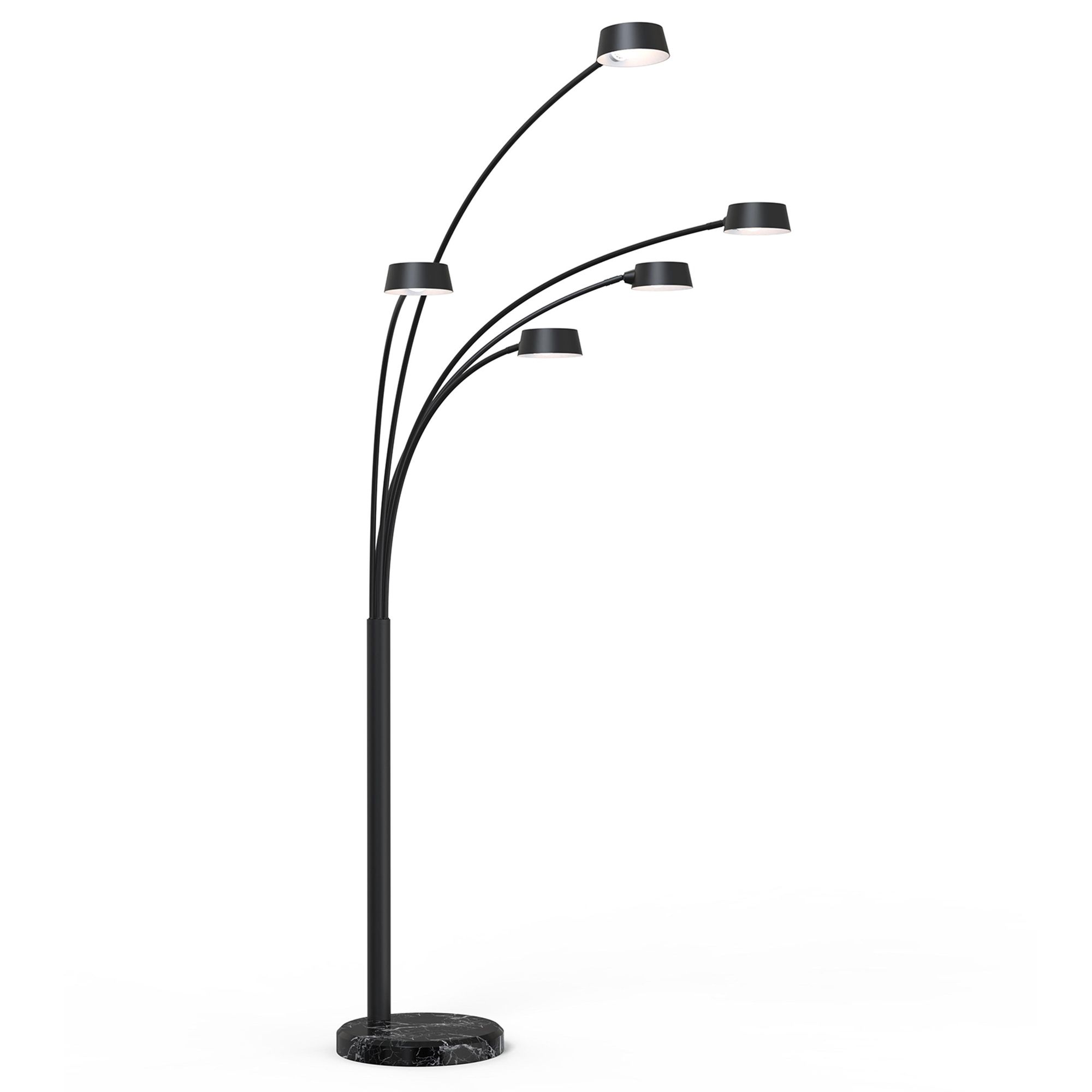 Lampadaire CHIAUCI noir HT200cm