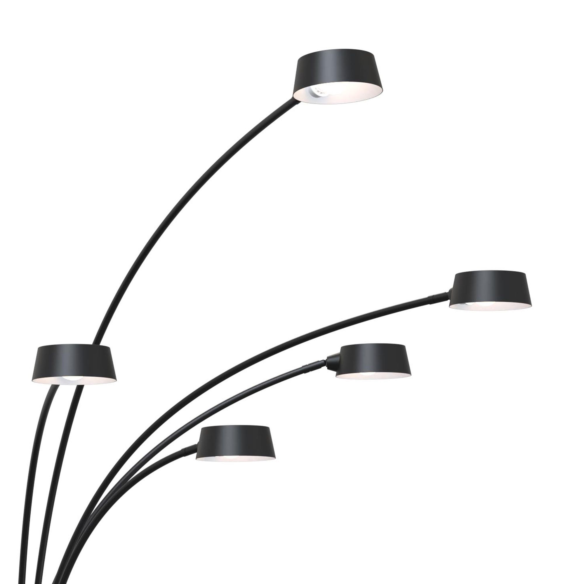 Lampadaire CHIAUCI noir HT200cm