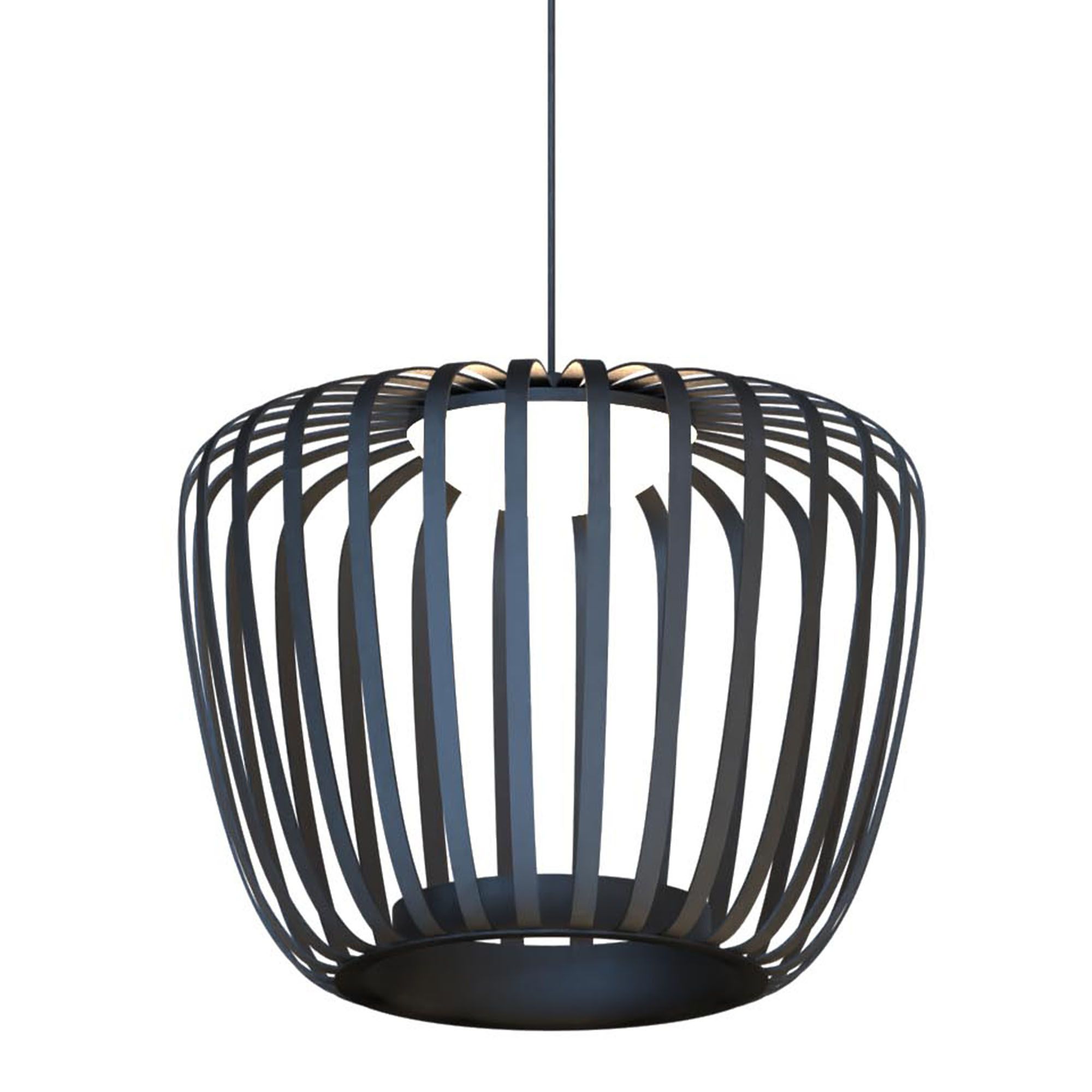 Suspension LED CUPPICCIA Métal noir 26cm