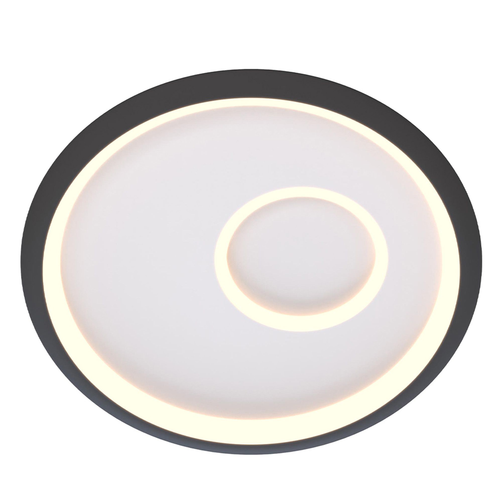 Plafonnier LED dimmable CEIL noir/blanc Ø40cm