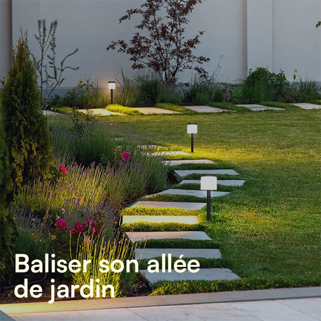 Baliser son allée de jardin